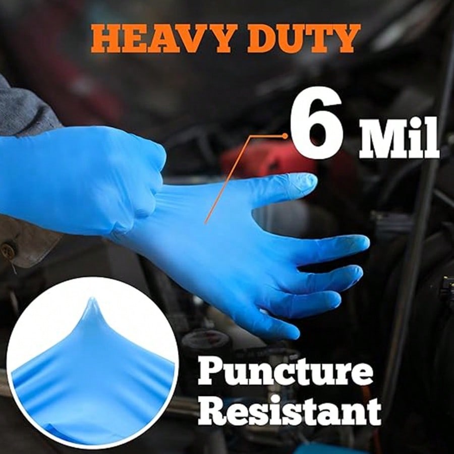 100 gants jetables en nitrile  - Nitrile Mechanic Glove avis et prix
