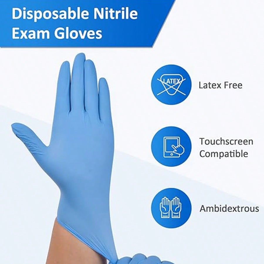 100 gants jetables en nitrile  - Nitrile Mechanic Glove avis et prix