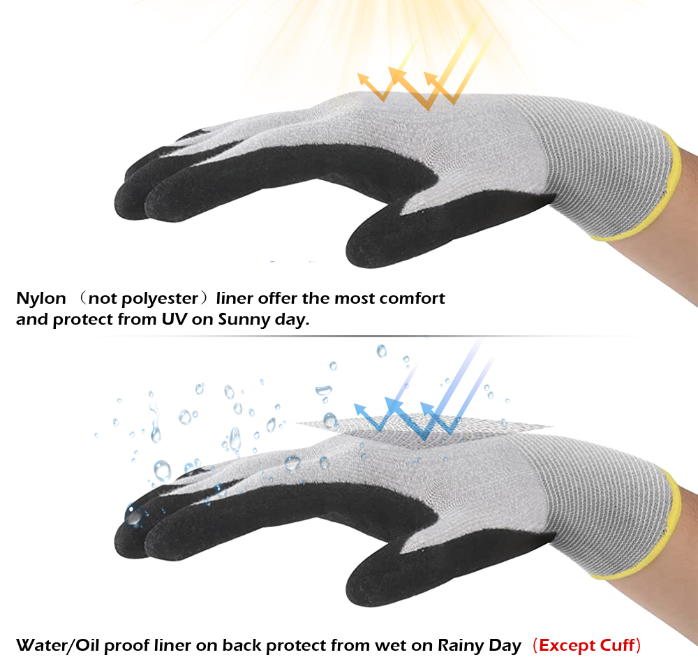 Gants en nylon hydrofuge rapid - Nitrile Mechanic Glove avis et prix